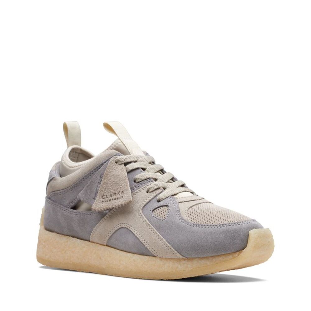 Clarks Mens Breacon Ronnie Fieg Kith Gray Shoes (NWT) - Picture 2 of 6